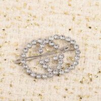 Gucci Women Crystal Interlocking G Hair Clip (1)