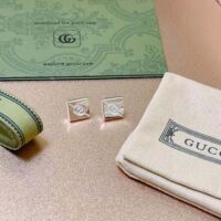 Gucci Women Diagonal Interlocking G Earrings (1)