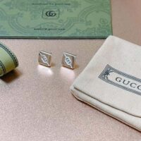 Gucci Women Diagonal Interlocking G Earrings (1)