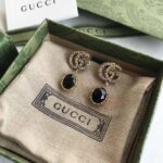 Gucci Women Double G Earrings with Black Crystals - Bild 5