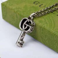 Gucci Women Double G Key Necklace (1)