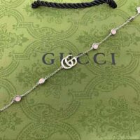 Gucci Women Double G Mother of Pearl Bracelet (1)