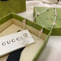 Gucci Women Double G Mother of Pearl Necklace (1)