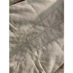 Gucci Men GG Canvas Bomber Jacket Cream Self-Covered Buttons Interlocking G Lined High Neck - Imagen 9