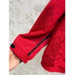 Gucci Women GG Canvas Bomber Jacket High Neck Drawstring Detachable Hood Gilet Dropped Shoulder – Image 12