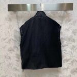 Gucci Women GG Canvas Bomber Jacket High Neck Drawstring Detachable Hood Gilet Dropped Shoulder – Image 7