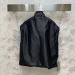 Gucci Women GG Canvas Bomber Jacket High Neck Drawstring Detachable Hood Gilet Dropped Shoulder – Image 5