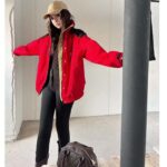 Gucci Women GG Canvas Bomber Jacket High Neck Drawstring Detachable Hood Gilet Dropped Shoulder – Image 17