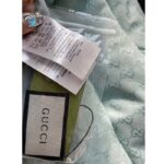 Gucci Men GG Canvas Hooded Bomber Jacket Pale Blue Two Side Pockets Padded Drawstring Hem - Imagen 10