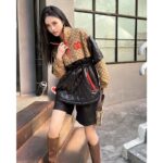 Gucci Women GG Canvas Nylon Zip Jacket Interlocking G Patch High Collar Drawstring Waistband - immagine 12