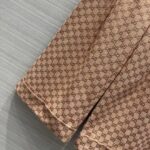 Gucci Women GG Canvas Print Camel Ebony Belt Loops Wide Leg Cropped Length - immagine 7