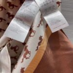 Gucci Women GG Diagonal Horses Print Silk Dress Point Collar Long Sleeves Rear Vent – Bild 10