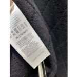 Gucci Women GG Extra Fine Wool Piquet Coat Collarless Long Sleeves Two Front Pockets – Image 10