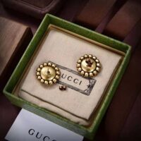 Gucci Women GG Marmont Flower Stud Earrings (1)