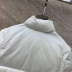 Gucci Men GG Padded Nylon Bomber Jacket Web White Goose Down Detachable Sleeves High Neck - Image 8