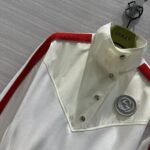 Gucci Women GG Technical Jersey Dress Web High Neck Dropped Shoulder Elastic Cuffs Drawstring Waist - immagine 7