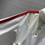 Gucci Women GG Technical Jersey Dress Web High Neck Dropped Shoulder Elastic Cuffs Drawstring Waist - immagine 8