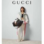 Gucci Women GG Technical Jersey Pant Web Interlocking G Embroidered Patch Elastic Waist Two Side Pockets - Bild 11