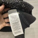 Gucci Women GG Viscose Knit Cardigan Blend Sequin Embroidery Silver Crewneck Long Sleeves - Imagen 10