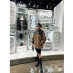 Gucci Women GG Wool Fleece Jacquard Zip Jacket Lined High Neck Dropped Shoulder Nylon Inserts – Bild 11