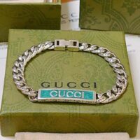 Gucci Women Gucci Logo Enamel Bracelet (1)