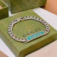 Gucci Women Gucci Logo Enamel Bracelet (1)