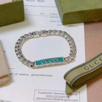 Gucci Women Gucci Logo Enamel Bracelet (1)