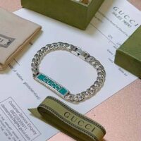 Gucci Women Gucci Logo Enamel Bracelet (1)