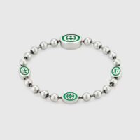 Gucci Women Interlocking G Boule Chain Bracelet (1)