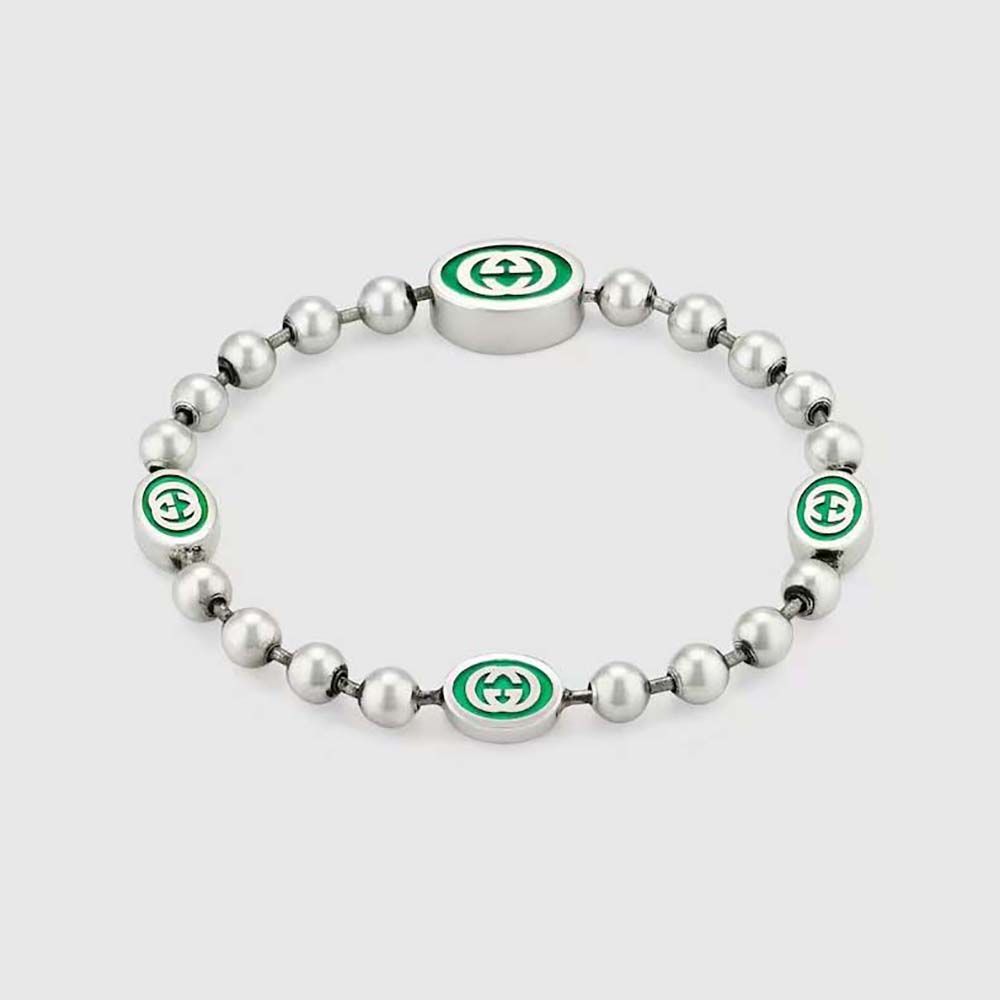 Gucci Women Interlocking G Boule Chain Bracelet