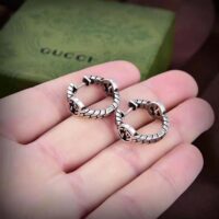 Gucci Women Interlocking G Hoop Earrings (1)