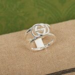 Gucci Women Interlocking G Wide Open Band – Image 4