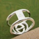 Gucci Women Interlocking G Wide Open Band – Image 5
