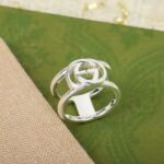 Gucci Women Interlocking G Wide Open Band – Image 3