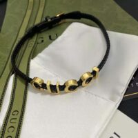 Gucci Women Leather ‘Gucci’ Bracelet (1)