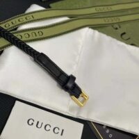 Gucci Women Leather ‘Gucci’ Bracelet (1)