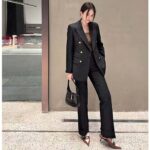 Gucci Women Light GG Canvas Single-Breasted Jacket Peak Lapel Flap Pockets - Image 15