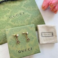 Gucci Women Pearl Double G Earrings (1)