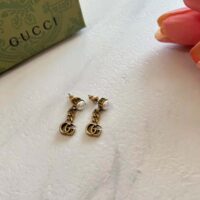 Gucci Women Pearl Double G Earrings (1)