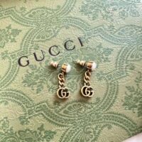 Gucci Women Pearl Double G Earrings (1)