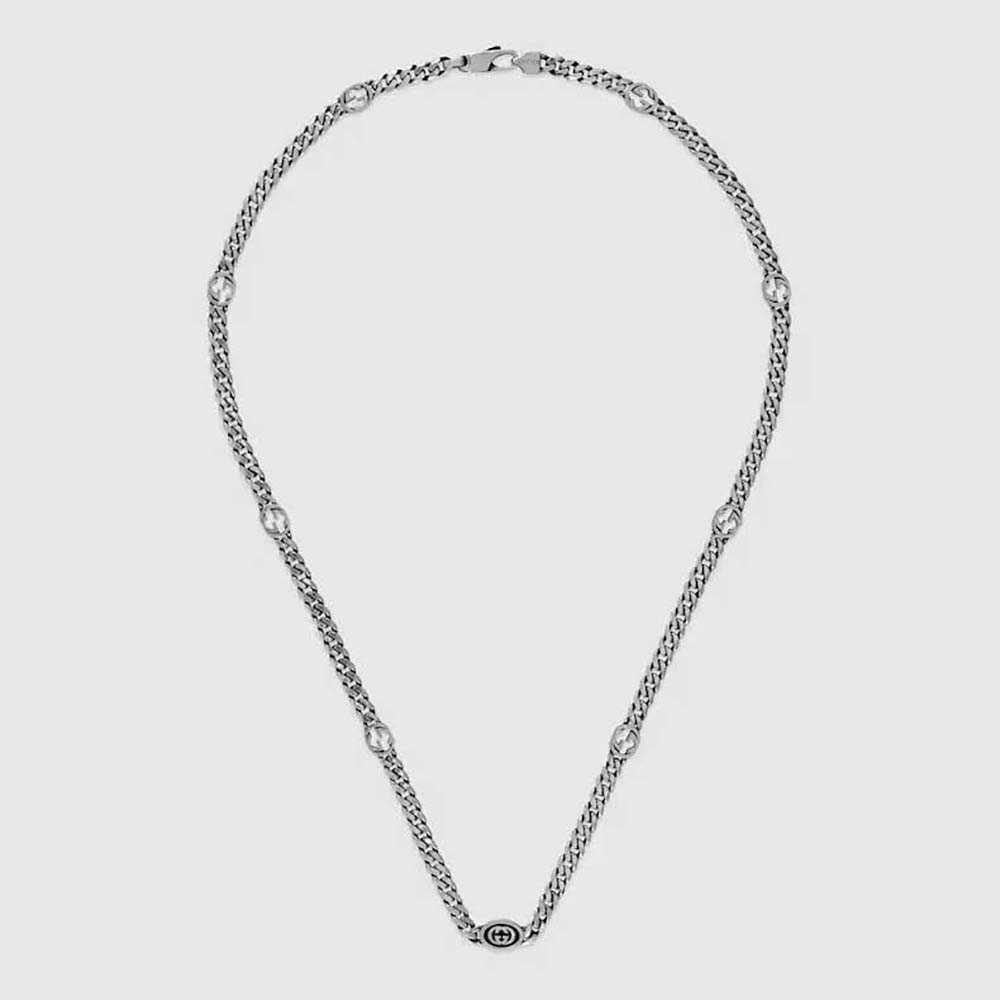 Gucci Women Thin Interlocking G Necklace