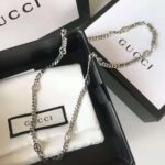 Gucci Women Thin Interlocking G Necklace - Imagen 5