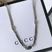 Gucci Women Thin Interlocking G Necklace (1)