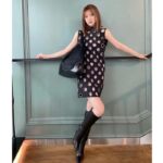 Gucci Women's Boot Black Leather Pointed Toe Metal Effect Heel Zip Closure Mid-Heel - immagine 11