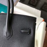 Hermes Women Birkin 30 Bag in Epsom Leather with Gold Hardware-Black (1)