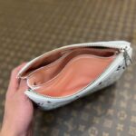 Louis Vuitton LV SKI Women Coussin BB Handbag Gray Lambskin Calf-Leather – Image 9