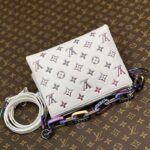 Louis Vuitton LV SKI Women Coussin BB Handbag Gray Lambskin Calf-Leather – Image 3