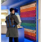 Louis Vuitton LV Unisex Christopher MM Backpack Blue Monogram Macassar Coated Canvas Cowhide Leather - immagine 9