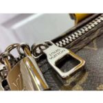 Louis Vuitton LV Unisex Keepall Bandoulière 50 Yellow Monogram Macassar Coated Canvas – Bild 9