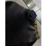 Louis Vuitton LV Women Faux Leather Circle Top PU Polyester Elastane Black Regular Fit - immagine 4